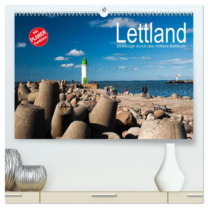 Latvia - Forays through the Central Baltics (CALVENDO Premium Wall Calendar 2024) 