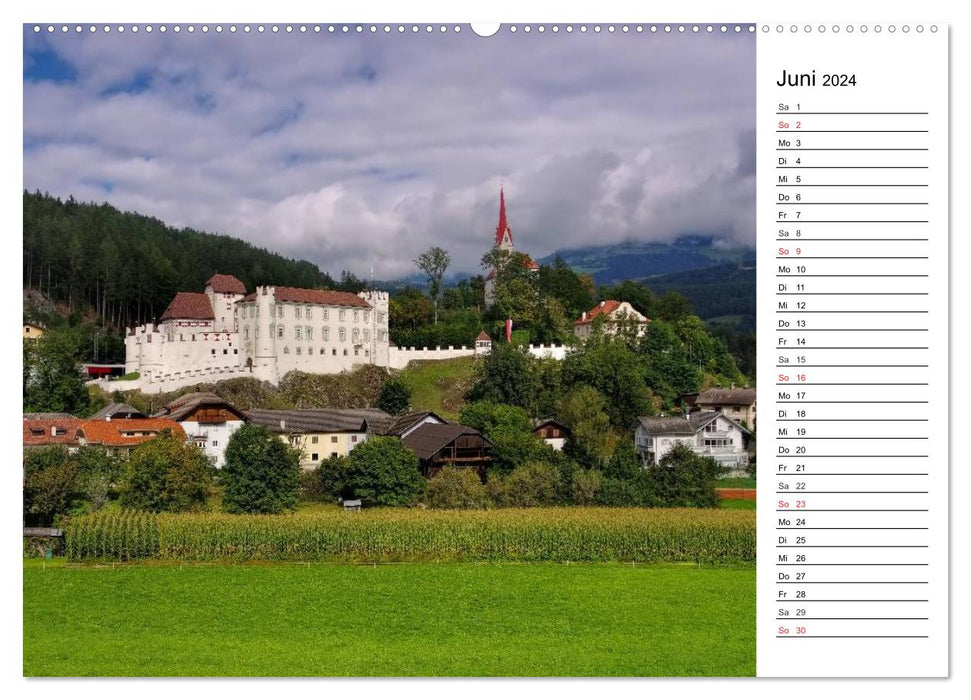 Pustertal - La vallée verte du Tyrol du Sud (Calvendo Premium Wall Calendar 2024) 