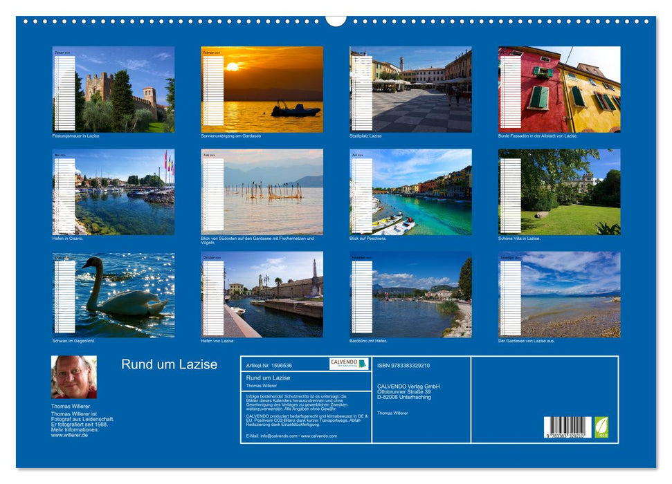 Lazise and surroundings (CALVENDO wall calendar 2024) 