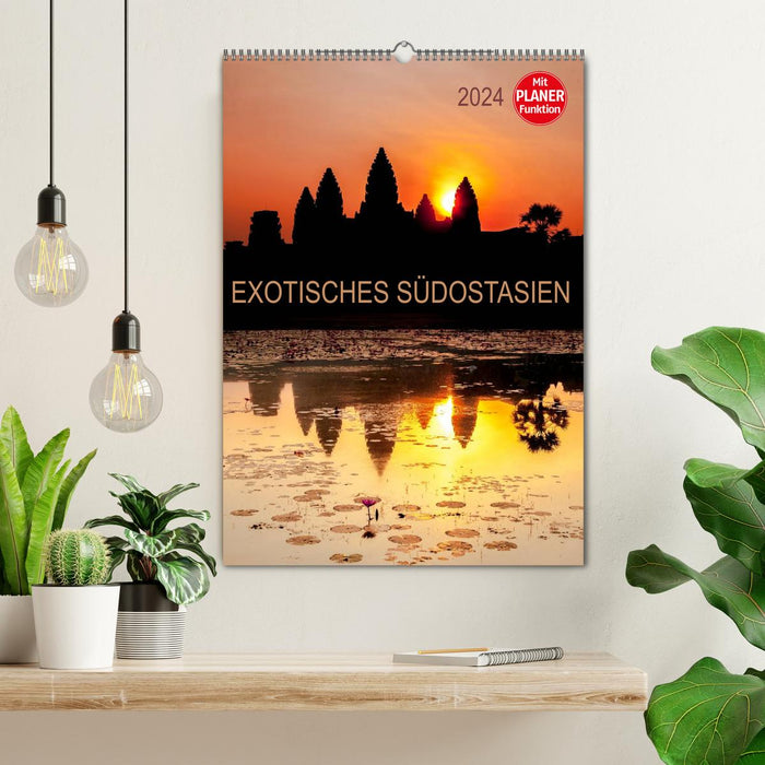 EXOTIC SOUTHEAST ASIA - Planner 2024 (CALVENDO Wall Calendar 2024) 