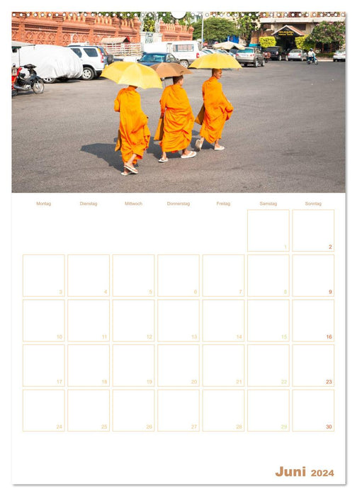 EXOTIC SOUTHEAST ASIA - Planner 2024 (CALVENDO Wall Calendar 2024) 