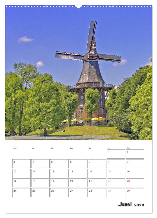 Highlights in Bremen (CALVENDO Premium Wandkalender 2024)