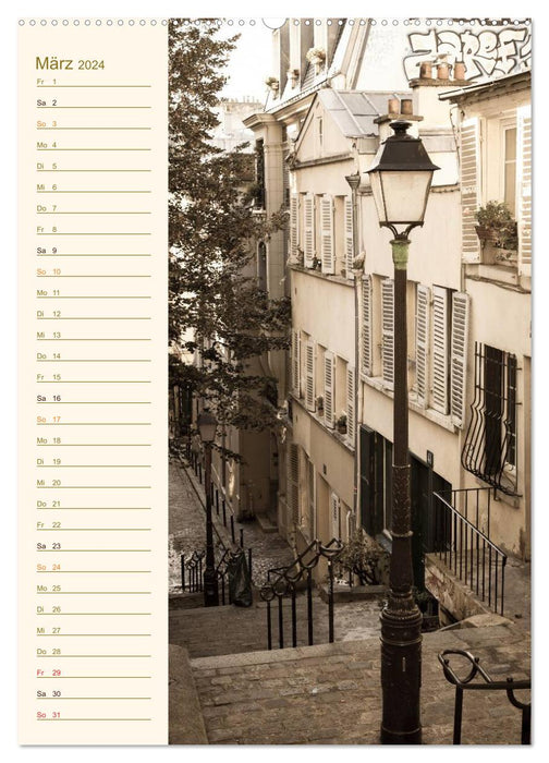 altes Paris 2024 (CALVENDO Wandkalender 2024)
