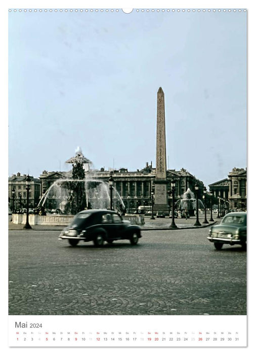 Paris, à l'époque... (Calendrier mural CALVENDO Premium 2024) 