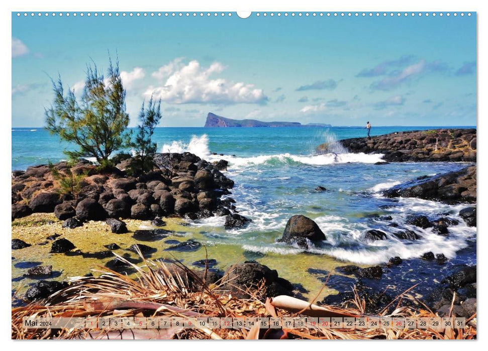 Dream yourself to Mauritius (CALVENDO Premium Wall Calendar 2024) 