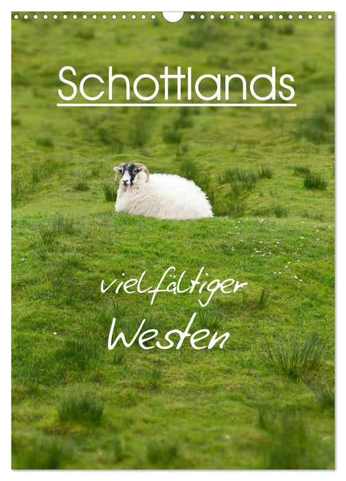 Schottlands vielfältiger Westen (CALVENDO Wandkalender 2024)