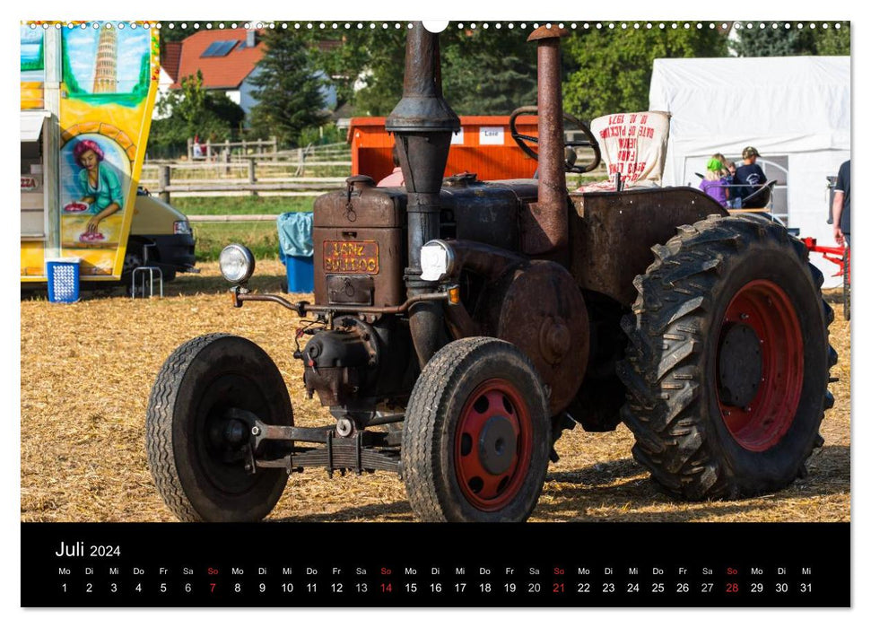 Rencontre de tracteurs à Esperde (Calendrier mural CALVENDO Premium 2024) 