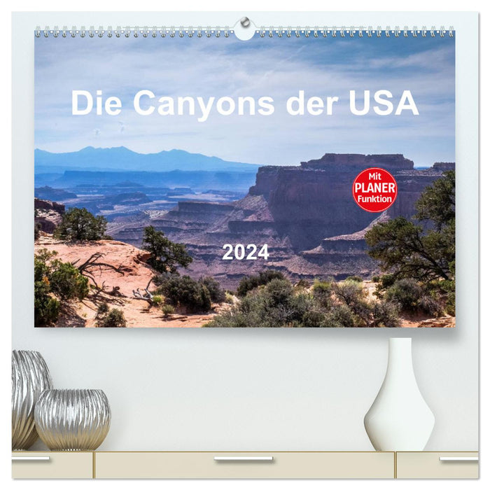 Les Canyons des États-Unis (Calendrier mural CALVENDO Premium 2024) 