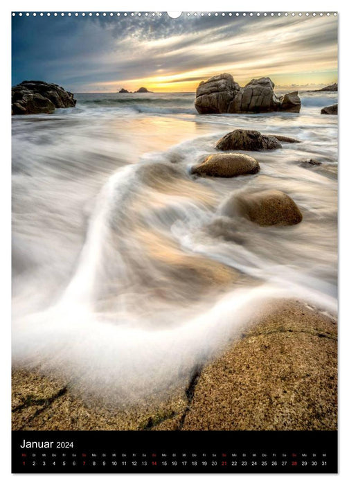 Cornwall - Die Schönheit der Küste (CALVENDO Wandkalender 2024)