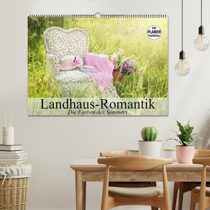 Landhaus-Romantik. Die Farben des Sommers (CALVENDO Wandkalender 2024)