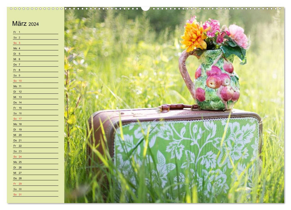 Country house romance. The colors of summer (CALVENDO wall calendar 2024) 