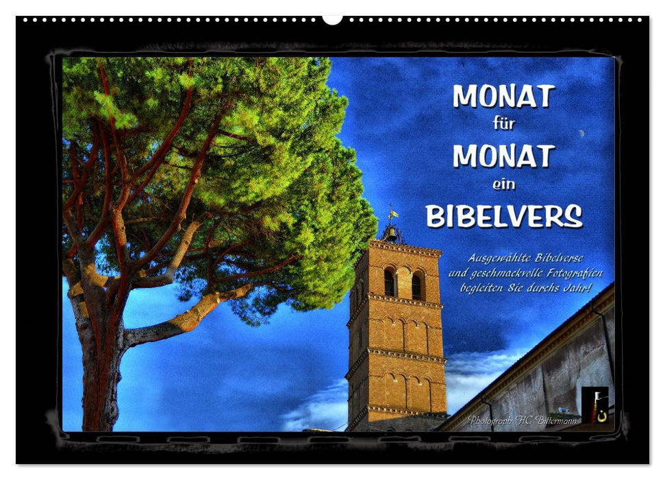 Un verset biblique mois après mois (calendrier mural CALVENDO 2024) 