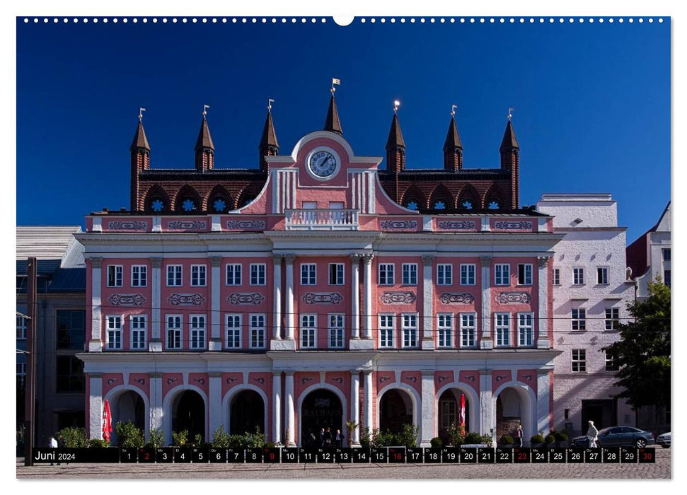 Ostseeperle Rostock (CALVENDO Premium Wandkalender 2024)