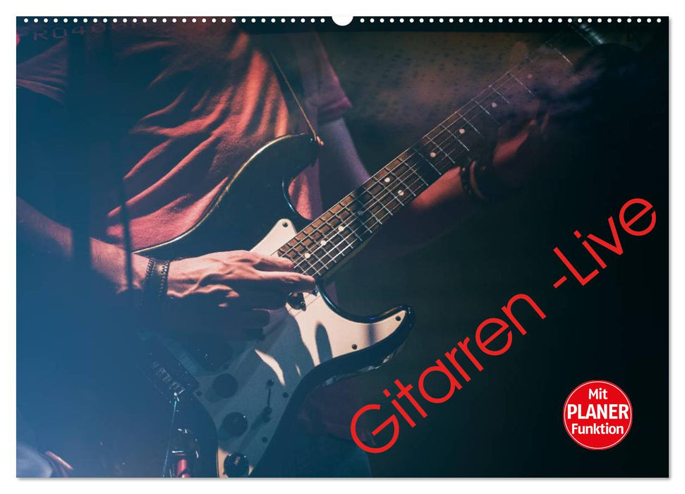 Gitarren - Live (CALVENDO Wandkalender 2024)