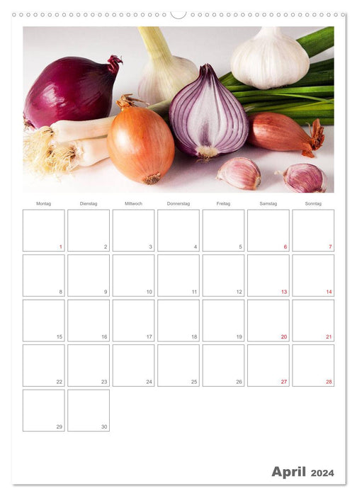 Compositions culinaires + planificateur de rendez-vous (Calendrier mural CALVENDO 2024) 