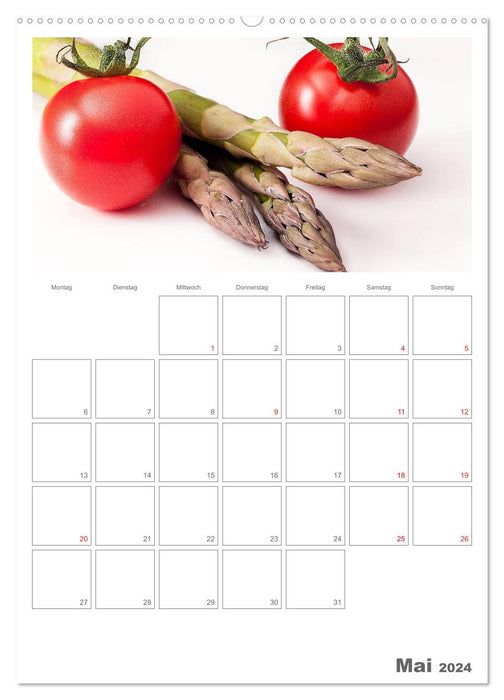 Compositions culinaires + planificateur de rendez-vous (Calendrier mural CALVENDO 2024) 