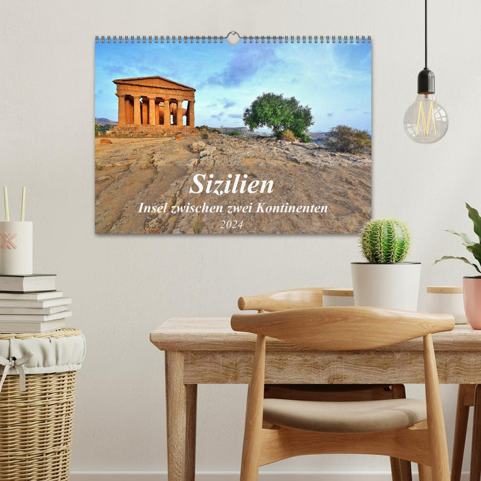 Sicily - island between two continents (CALVENDO wall calendar 2024) 