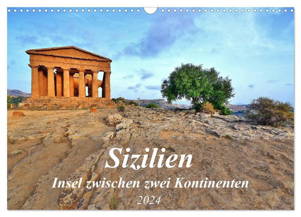 Sizilien - Insel zwischen zwei Kontinenten (CALVENDO Wandkalender 2024)