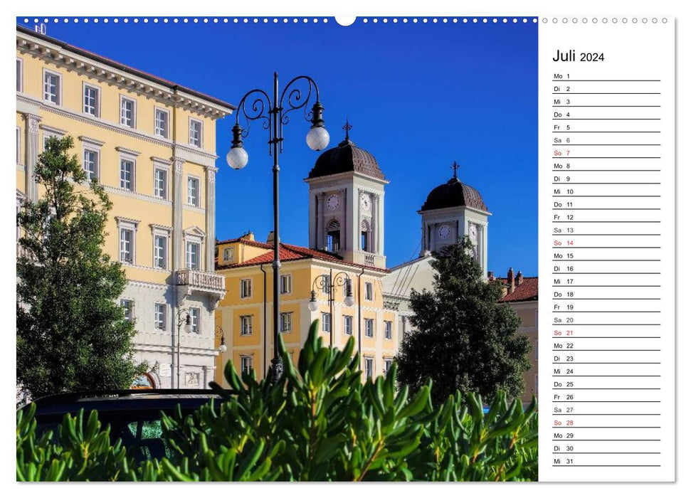 Trieste - Habsburg heritage and Italian flair (CALVENDO Premium Wall Calendar 2024) 