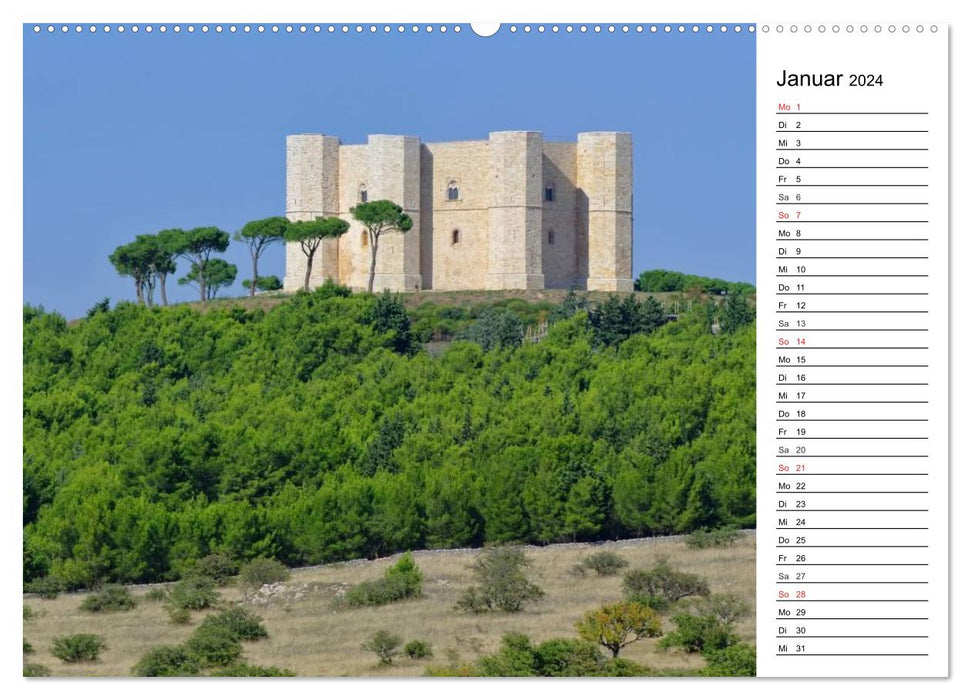 Apulia (CALVENDO wall calendar 2024) 