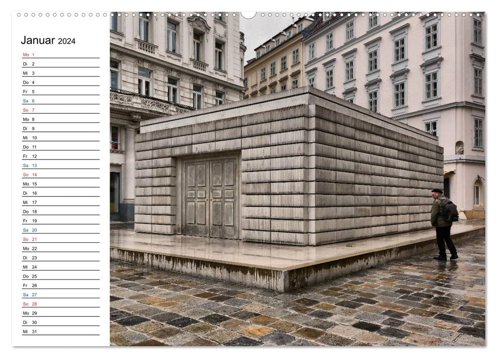 Vienne - La charmante capitale de l'Autriche (Calvendo Premium Wall Calendar 2024) 