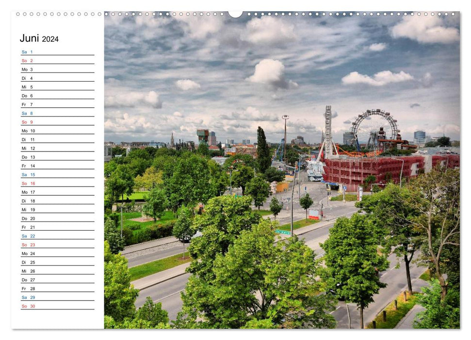 Wien - Österreichs charmante Hauptstadt (CALVENDO Premium Wandkalender 2024)