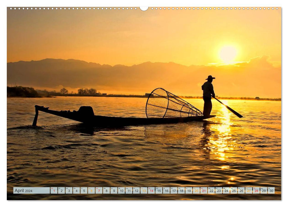 Fische fangen - harte Arbeit hinter schönen Bildern (CALVENDO Wandkalender 2024)