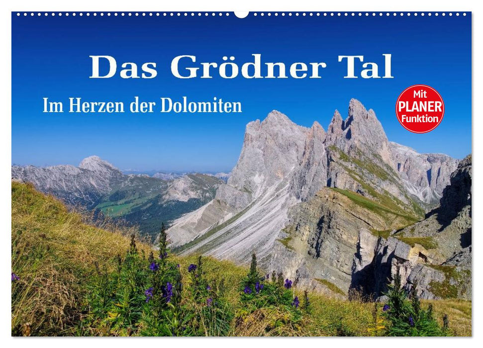 Le Val Gardena - Au coeur des Dolomites (Calendrier mural CALVENDO 2024) 