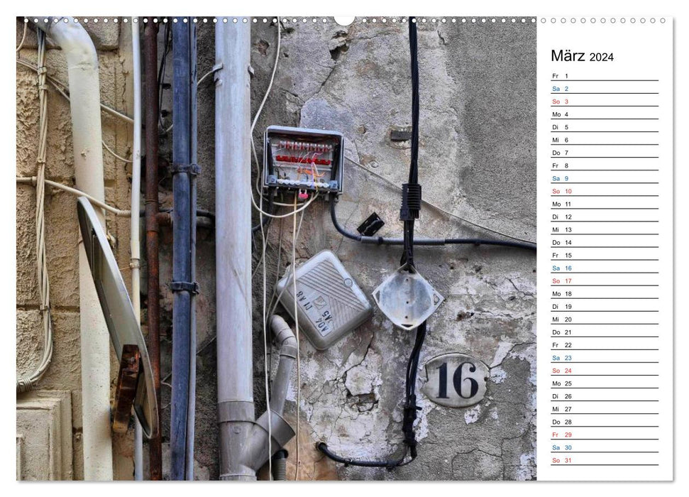 Under power - electrical installations of a special kind (CALVENDO Premium Wall Calendar 2024) 