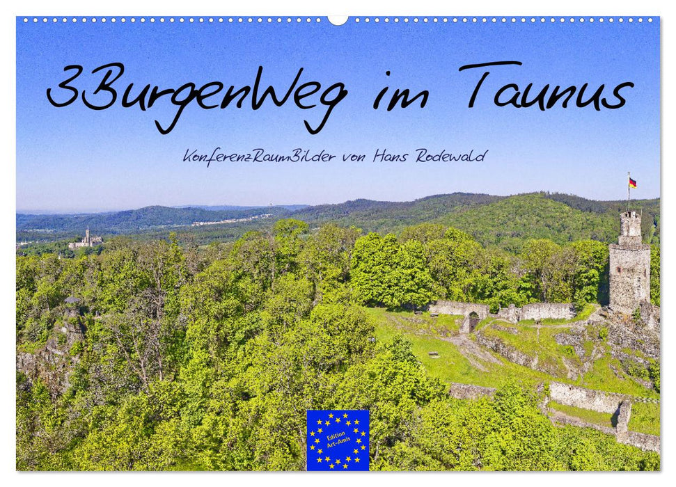 3BurgenWeg in Taunus - The adventure trail (CALVENDO wall calendar 2024) 