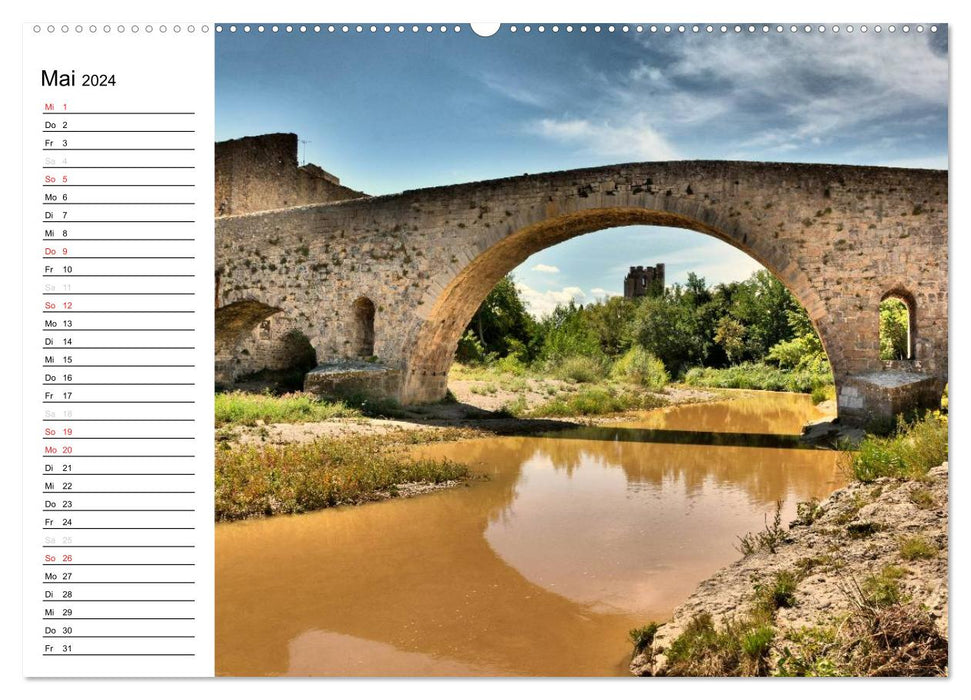 Languedoc-Roussillon - under the sun of the Midi (CALVENDO Premium Wall Calendar 2024) 