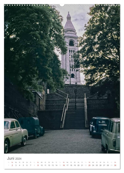 Paris, back then... (CALVENDO wall calendar 2024) 