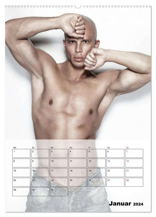Männer - Sexy und kraftvoll (CALVENDO Premium Wandkalender 2024)