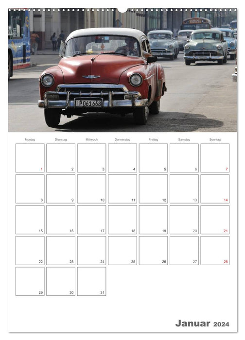 Cuba erleben (CALVENDO Wandkalender 2024)