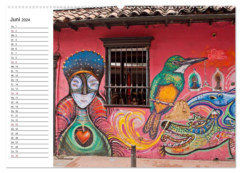 Impressions Colombie (Calendrier mural CALVENDO 2024) 