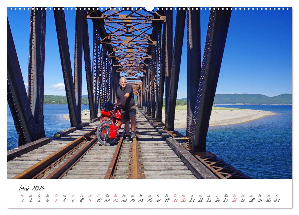 Adventure cycling trips (CALVENDO Premium Wall Calendar 2024) 