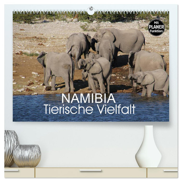 Namibia - Animal Diversity (Planner) (CALVENDO Premium Wall Calendar 2024) 