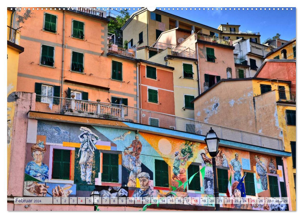 JEWELS of the CINQUE TERRE (CALVENDO Premium Wall Calendar 2024) 