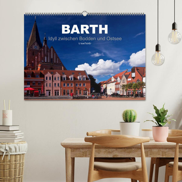 Barth - Idyll zwischen Bodden und Ostsee (CALVENDO Wandkalender 2024)