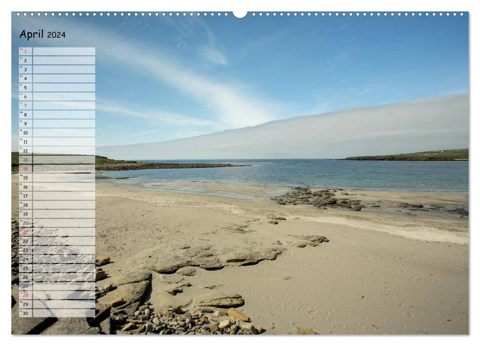 Les Orcades continentales – Îles d'Écosse (Calvendo Premium Wall Calendar 2024) 