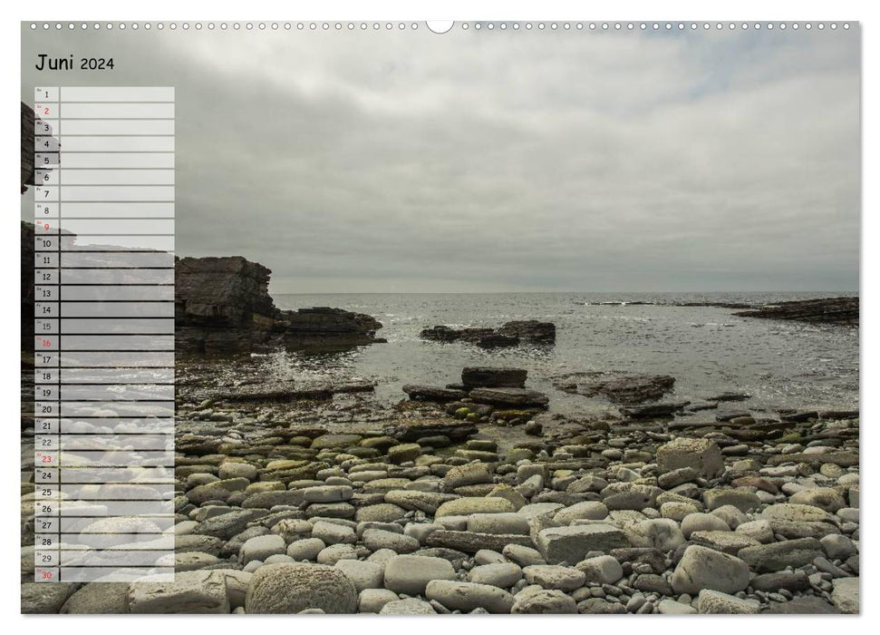 Les Orcades continentales – Îles d'Écosse (Calvendo Premium Wall Calendar 2024) 