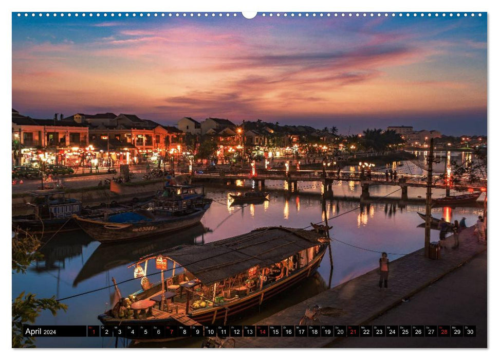 VIETNAM - Von Saigon nach Hanoi (CALVENDO Premium Wandkalender 2024)
