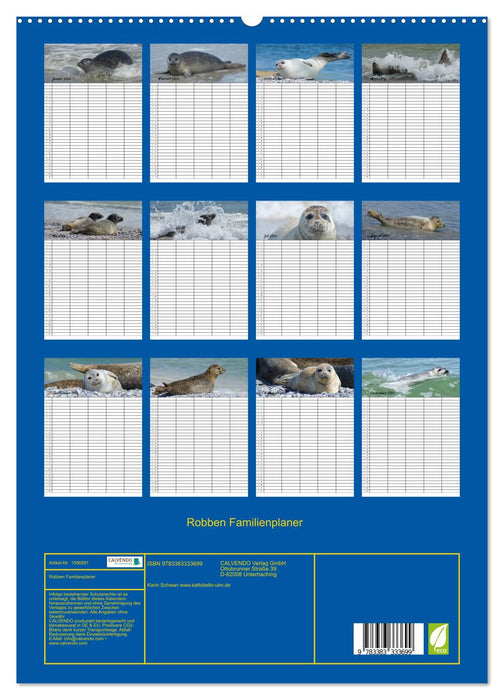 Robben family planner (CALVENDO Premium wall calendar 2024) 