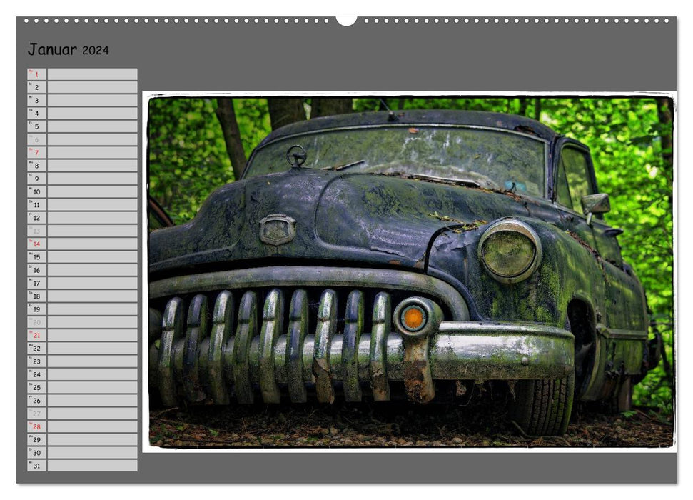 Classic Cars - Forgotten Beauties (CALVENDO Wall Calendar 2024) 