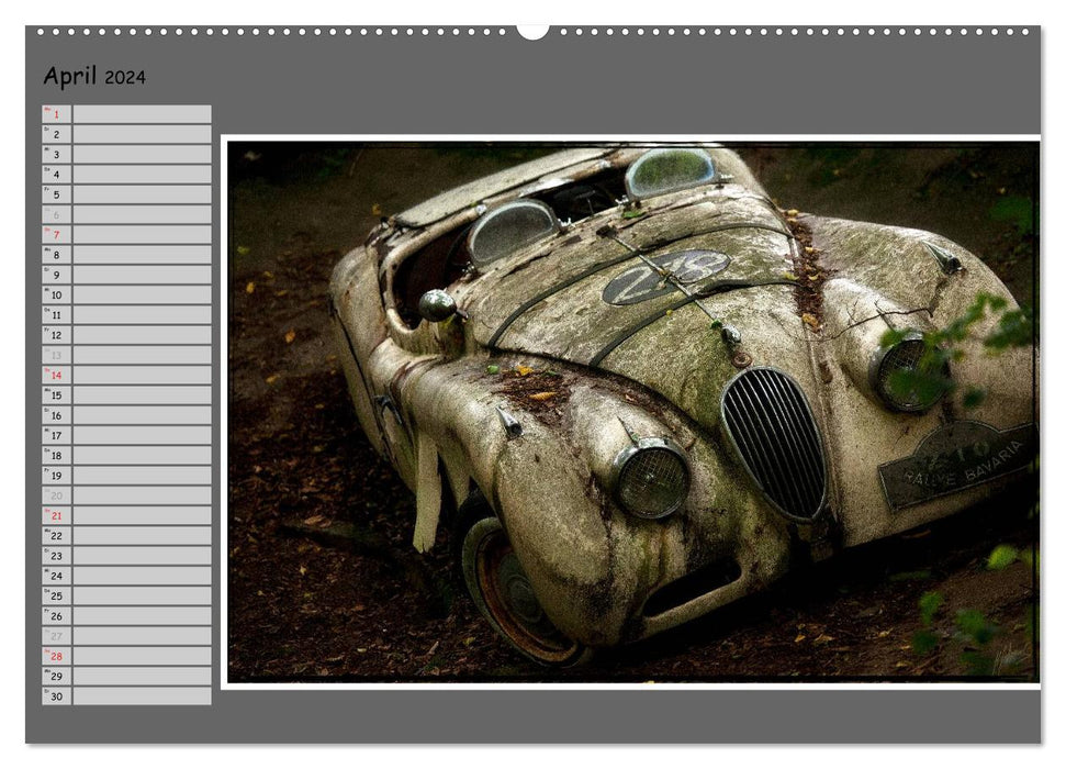 Classic Cars - Forgotten Beauties (CALVENDO Wall Calendar 2024) 