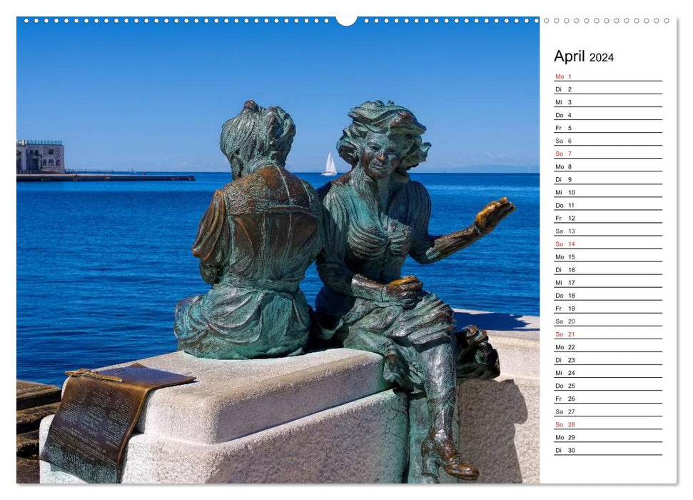 Trieste - Habsburg heritage and Italian flair (CALVENDO wall calendar 2024) 