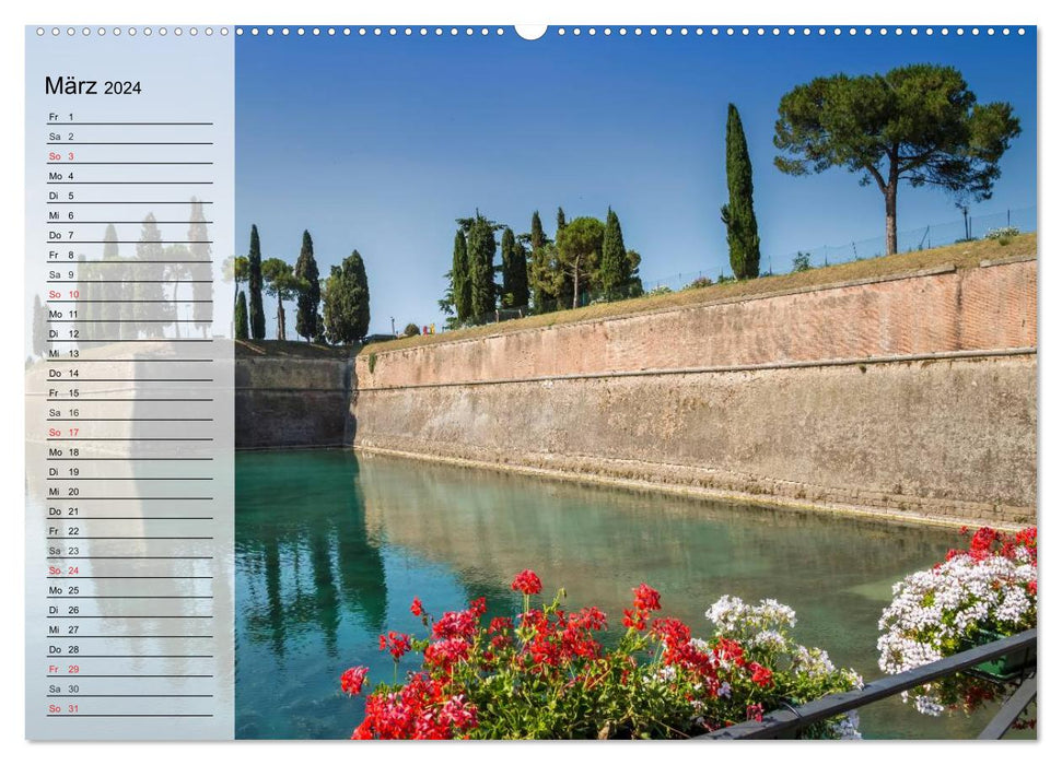 LAKE GARDA Idyllic places (CALVENDO wall calendar 2024) 