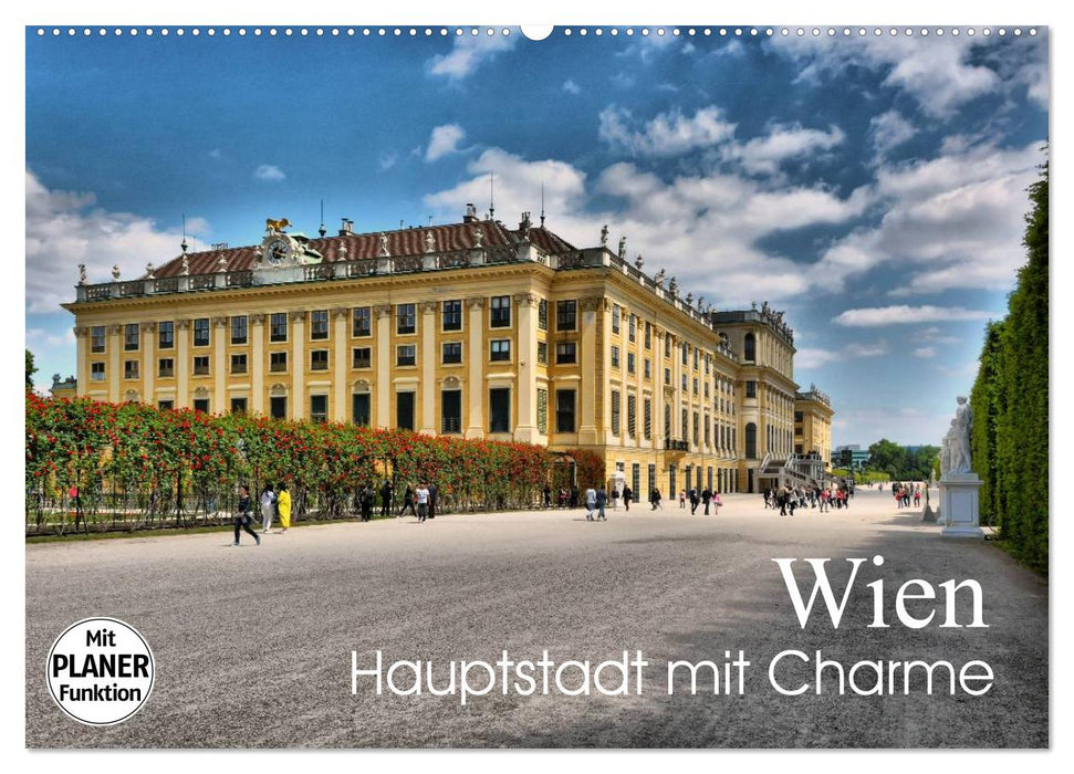 Wien - Haupstadt mit Charme (CALVENDO Wandkalender 2024)