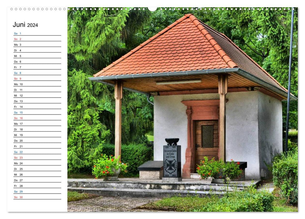 Sa(ar)cral architecture - chapels in Saarland (CALVENDO wall calendar 2024) 