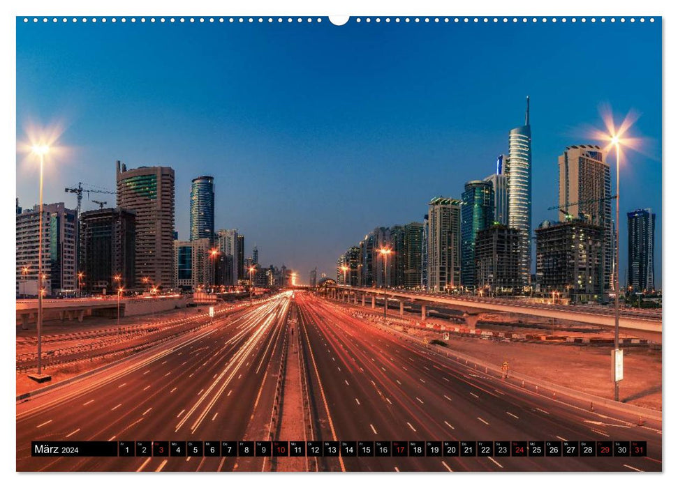 DUBAI - 2024 (CALVENDO Premium Wandkalender 2024)